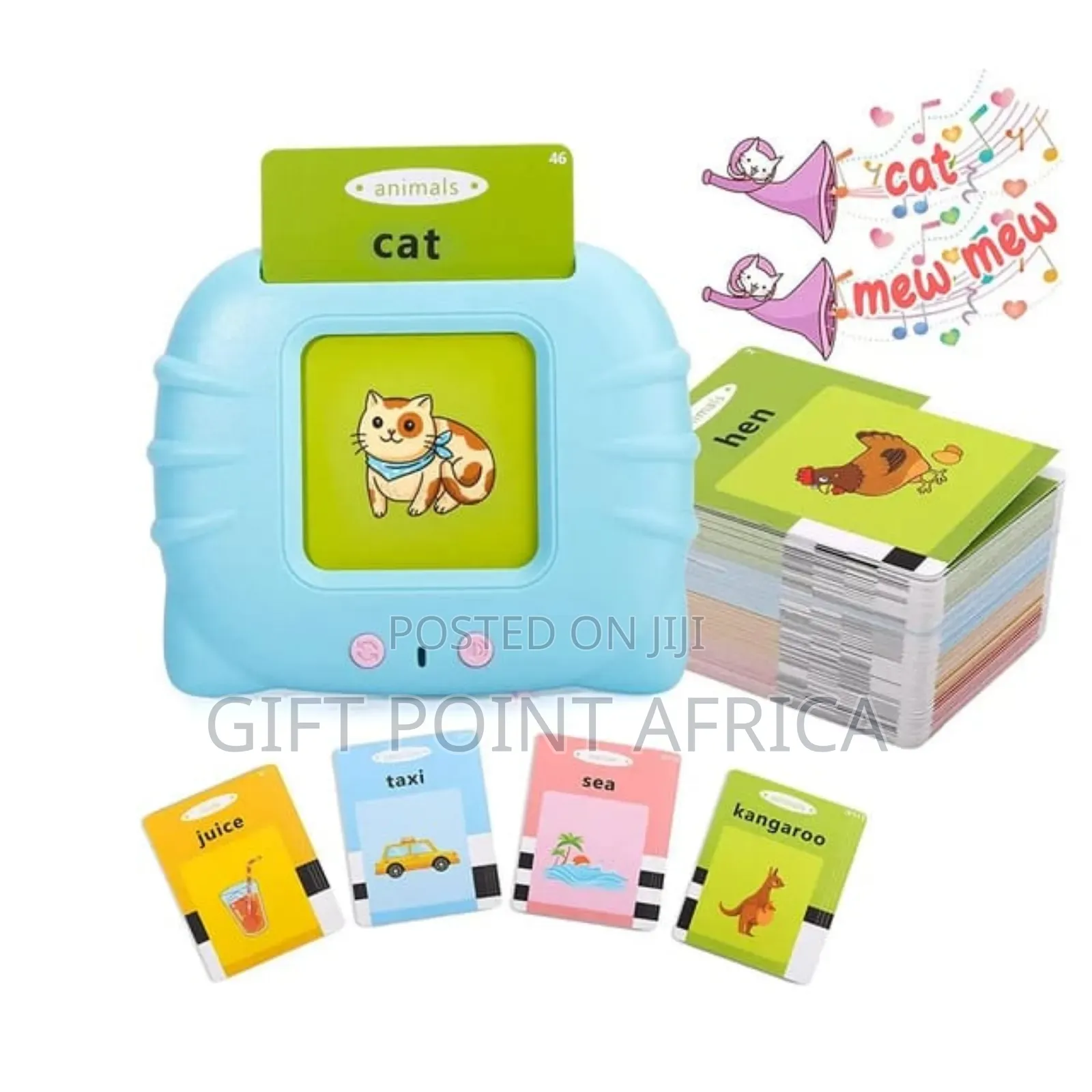 Rechargeable Flashcard Reader With 212 Flashcards For Kids