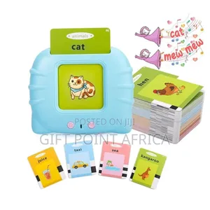 Rechargeable Flashcard Reader With 212 Flashcards For Kids