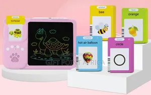 Rechargeable 2 In 1 Flashcard Reader With Writing Pad & 112 Flashcards