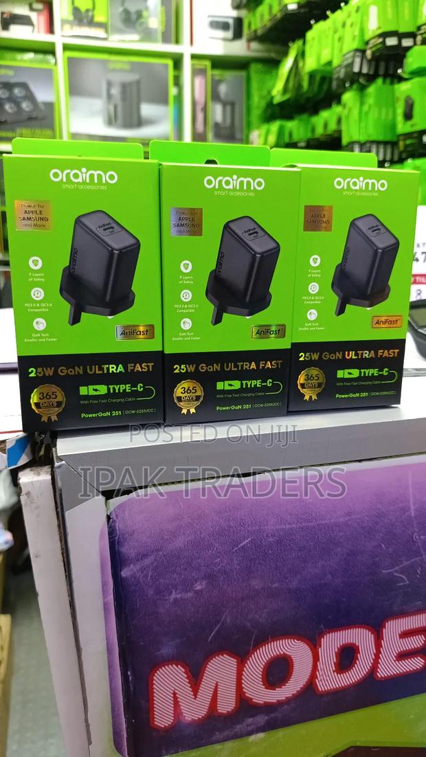 Oraimo 25w Power Gan 251 C to C Charger