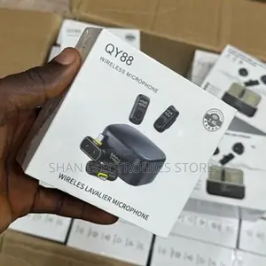 Wireless Lavalier Dual Receiver Microphone Qy88 Magnetic Mic