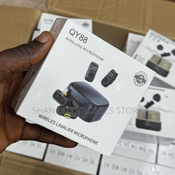 Wireless Lavalier Dual Receiver Microphone Qy88 Magnetic Mic - main view