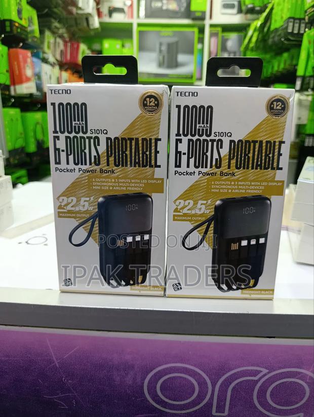 Tecno S101q
10000mah 
Powerbank - main view