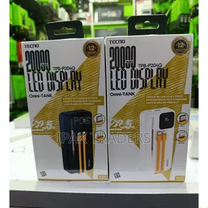 Tecno 20000mah 
22.5w Powerbank