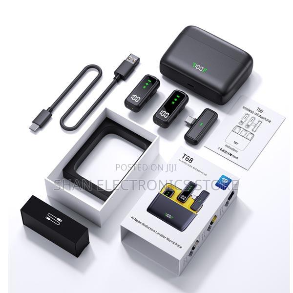 T68 Wireless Lavalier Microphone Universal Clip-on Mic - main view