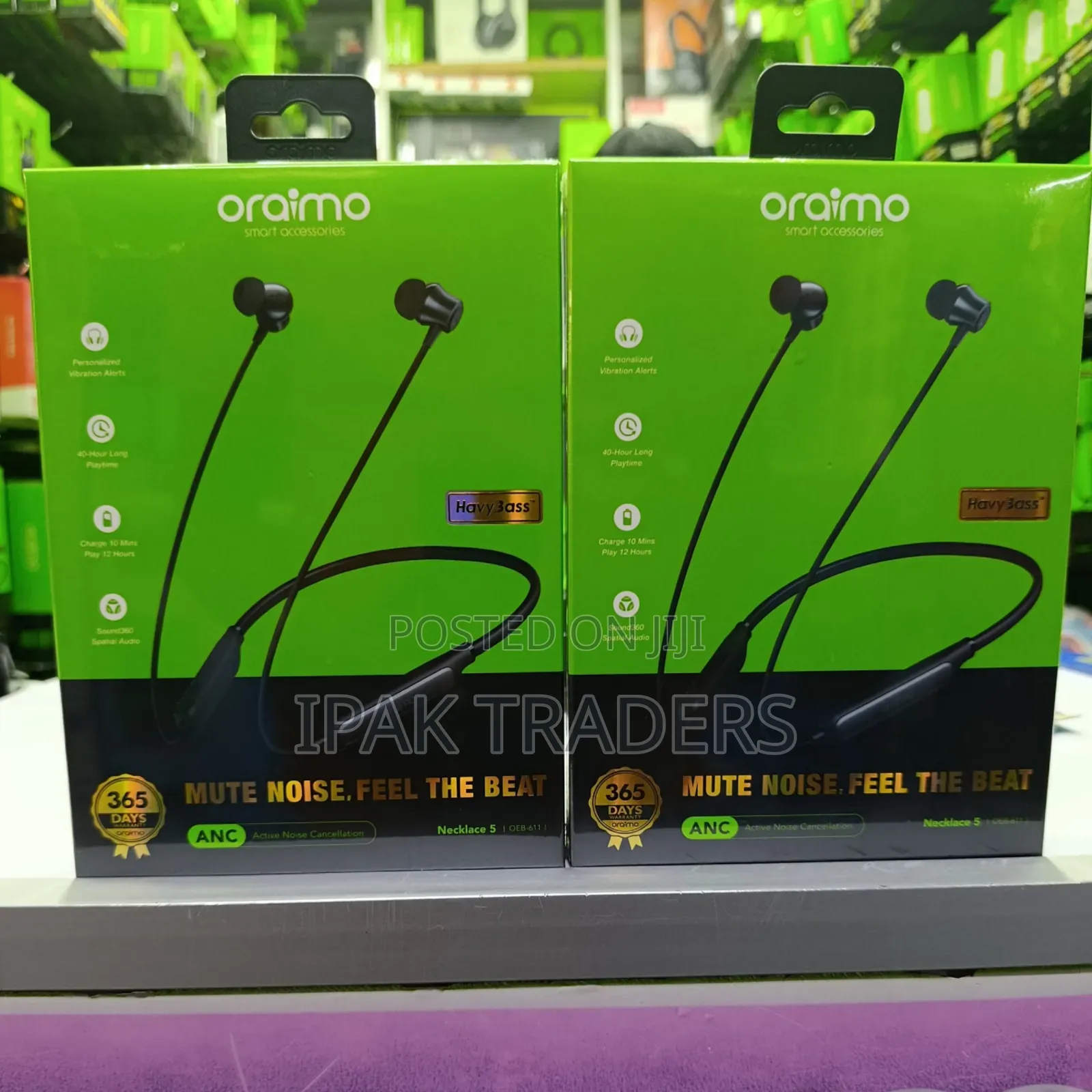 Oraimo New Necklace 5 With Active Noise Cancellation