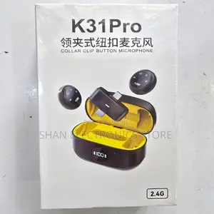  Pro Wireless Microphone Professional Button Magnetic Lavalier Mic