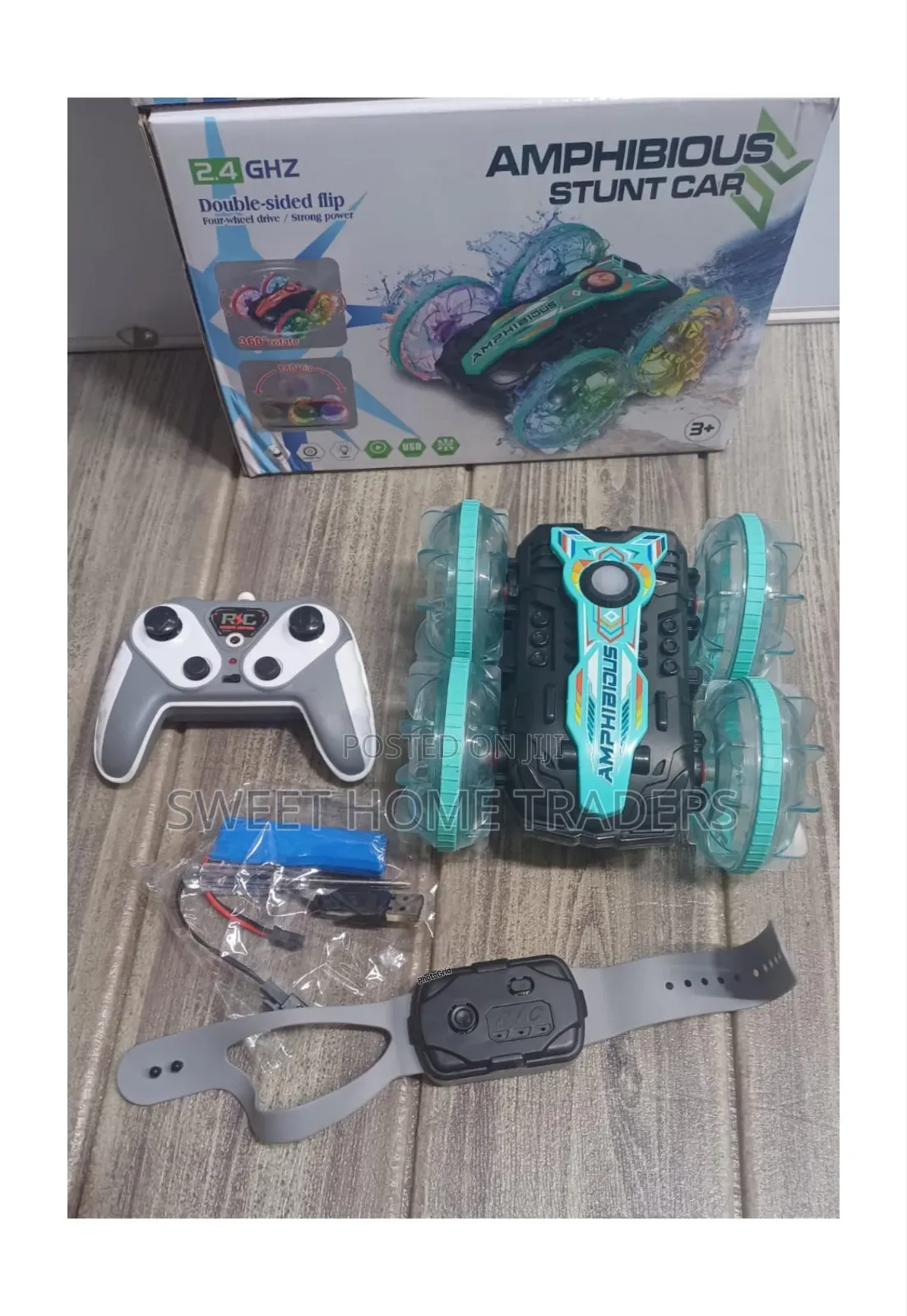Rechargeable Amphibious Stunt Car*