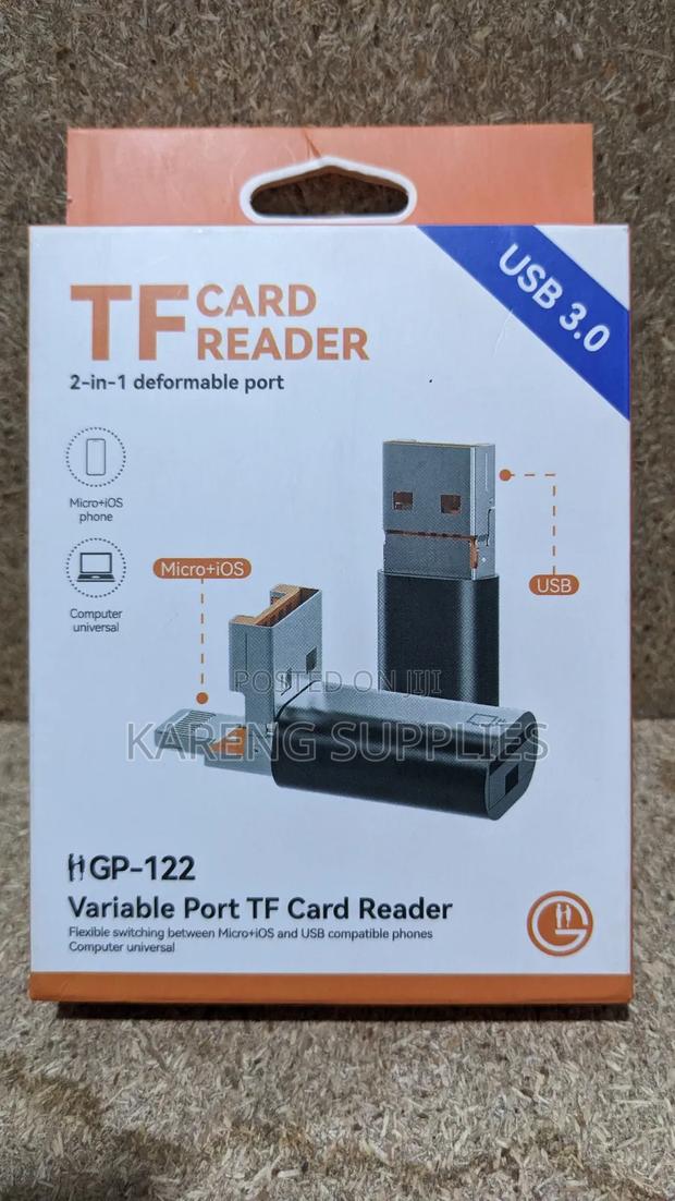 Variable Port Tf Card Reader (2 in 1)