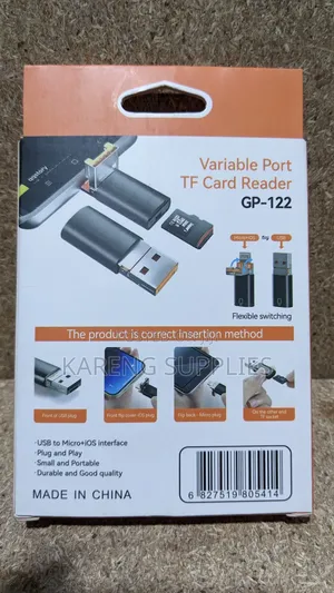 Variable Port Tf Card Reader (2 in 1)
