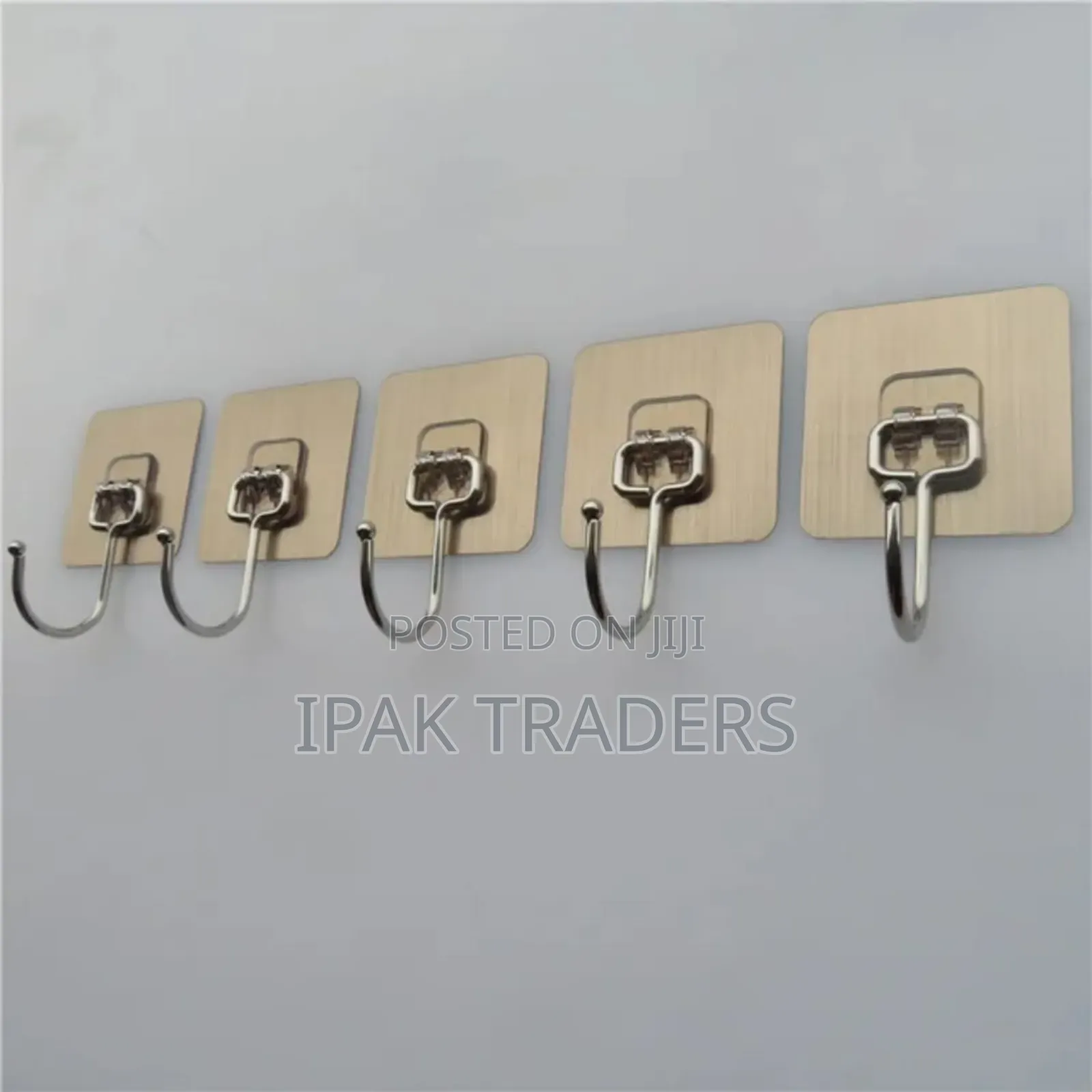 5pcs Stainless Steel Wall Hanging Hooks.