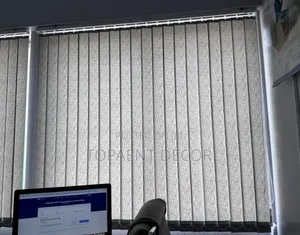 Light Grey, Office Vertical Curtain Blinds