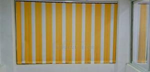 Yellow And White Beautiful Window Vertical Office Blinds - thumbnail 2
