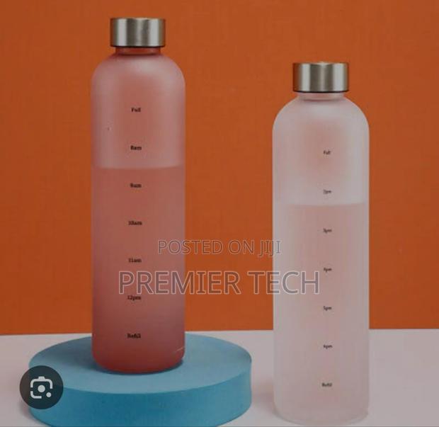 *Bpa Free 1l Motivation Water Bottle - main view