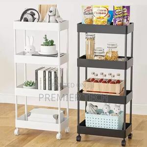 Multifunctional 4 Layer Trolley Rack 35x21x87cm - thumbnail 2