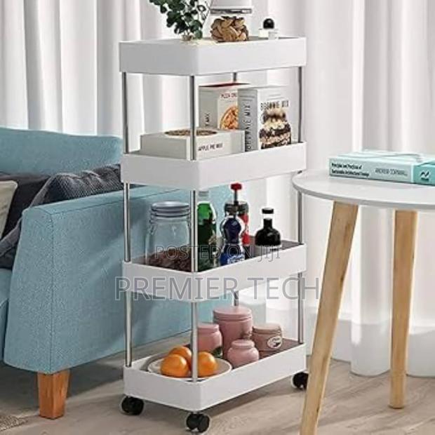Multifunctional 4 Layer Trolley Rack 35x21x87cm - thumbnail 3