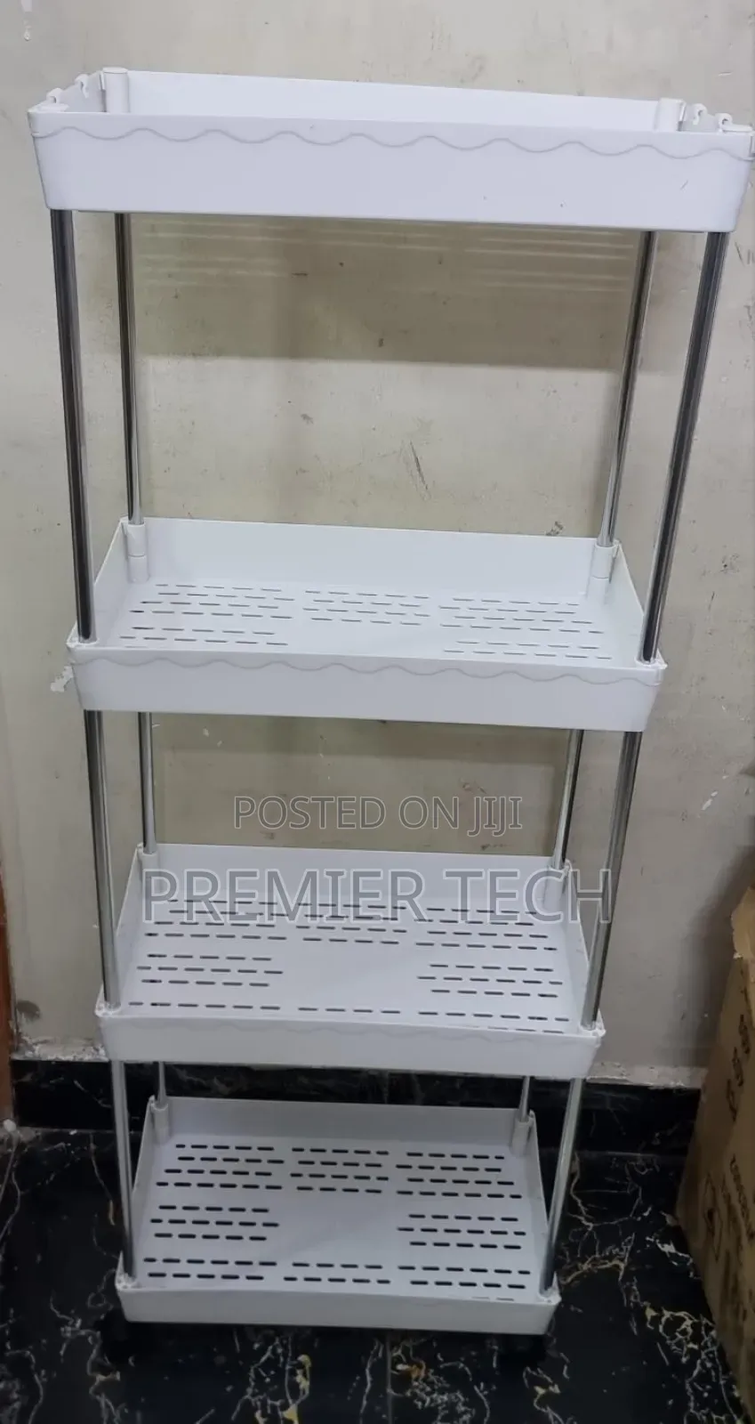 Multifunctional 4 Layer Trolley Rack 35x21x87cm