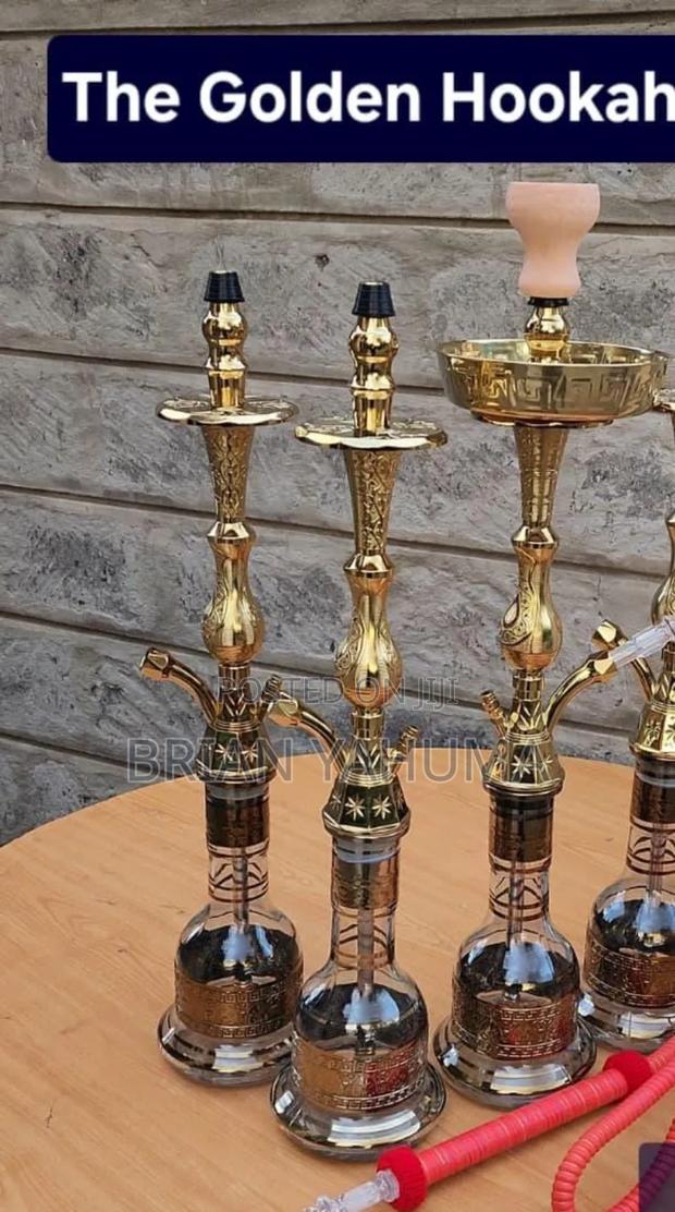 Golden Shisha Pots