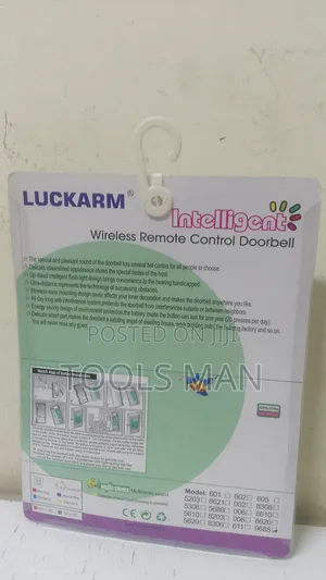 Luckarm Intelligent Wireless Remote Control Doorbell.