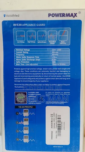 Powermax Avs 30 (Automatic Voltage Switcher).
