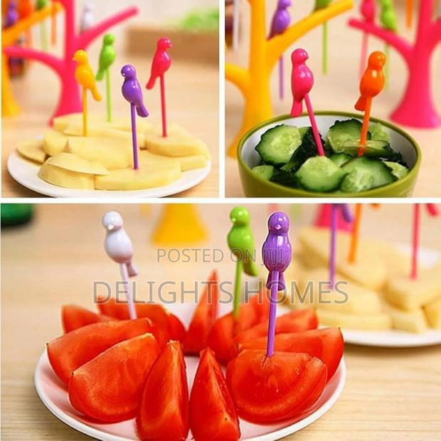 Bright Birdcage Fruit Fork_b - main view