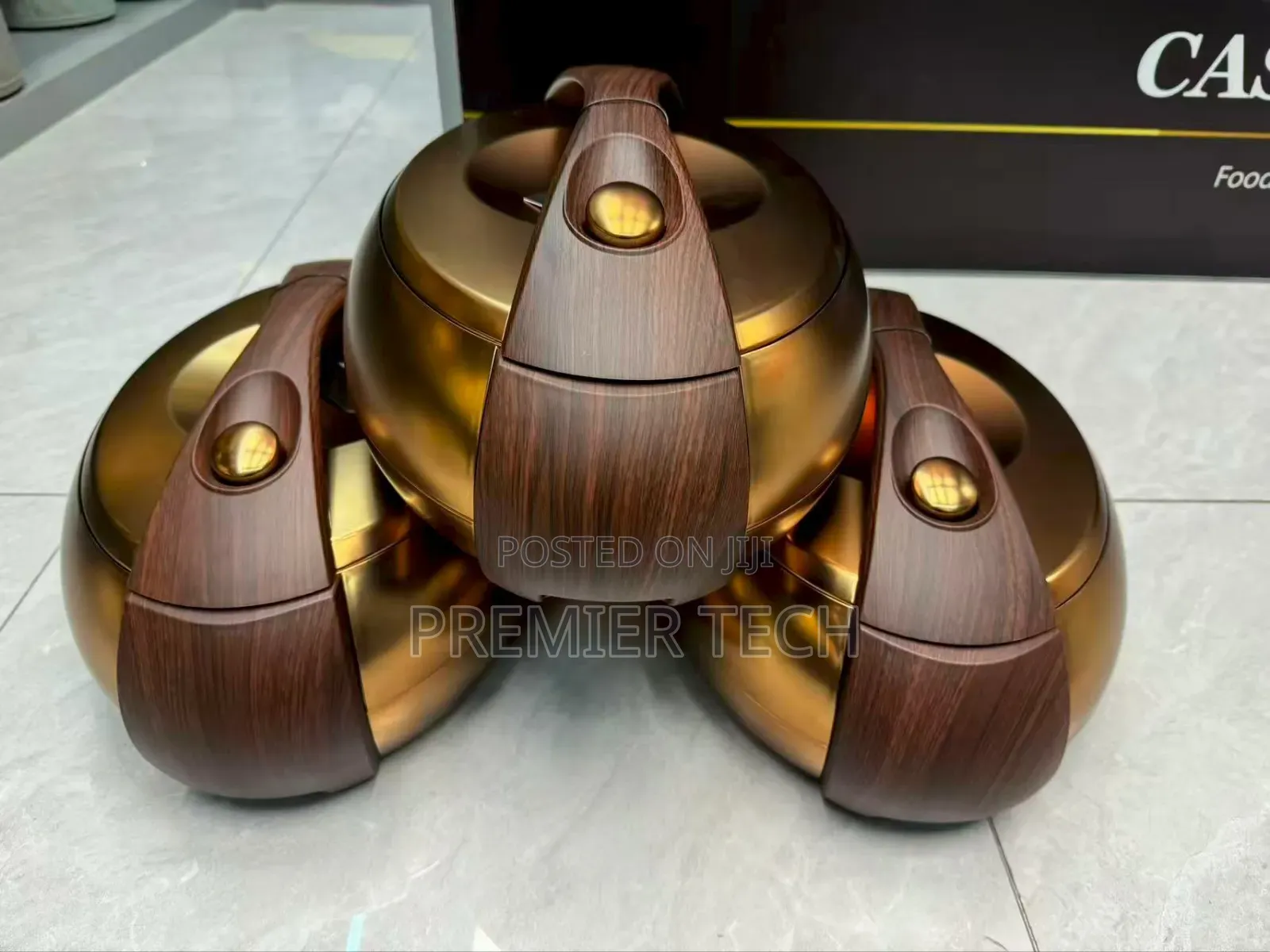 Forever Gold Insulated Hotpots,Each Having 3 Sizes 4l,5l,6l