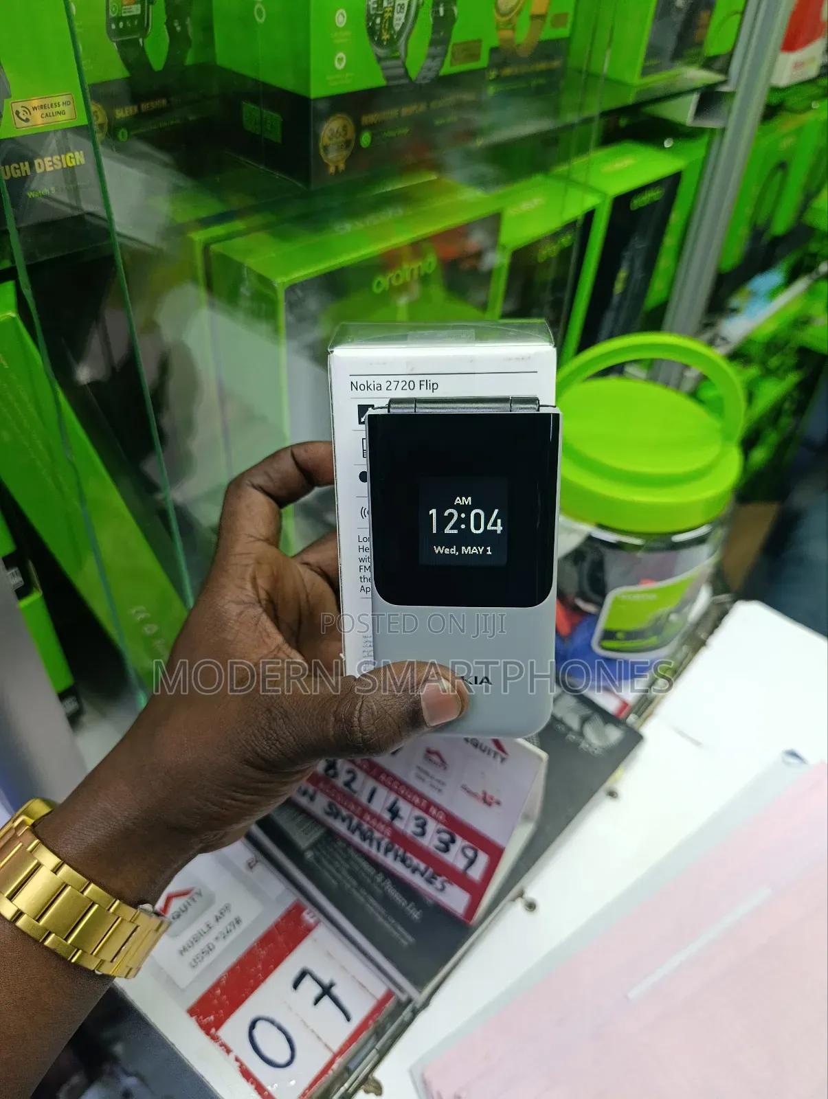 New Nokia 2720 Flip 512 GB Gray
