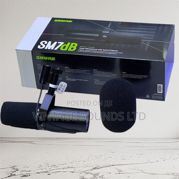 Shure Sm7db Dynamic Vocal Microphone With Built-in Preamp