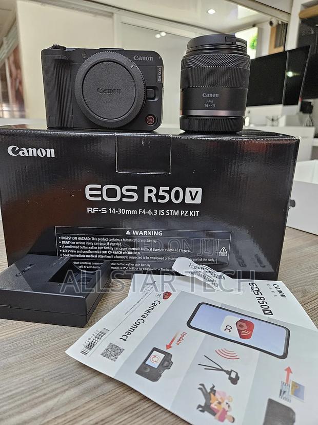 Canon Eos R50 v Mirrorless Camera With 14-30mm F/4-6.3 Lens