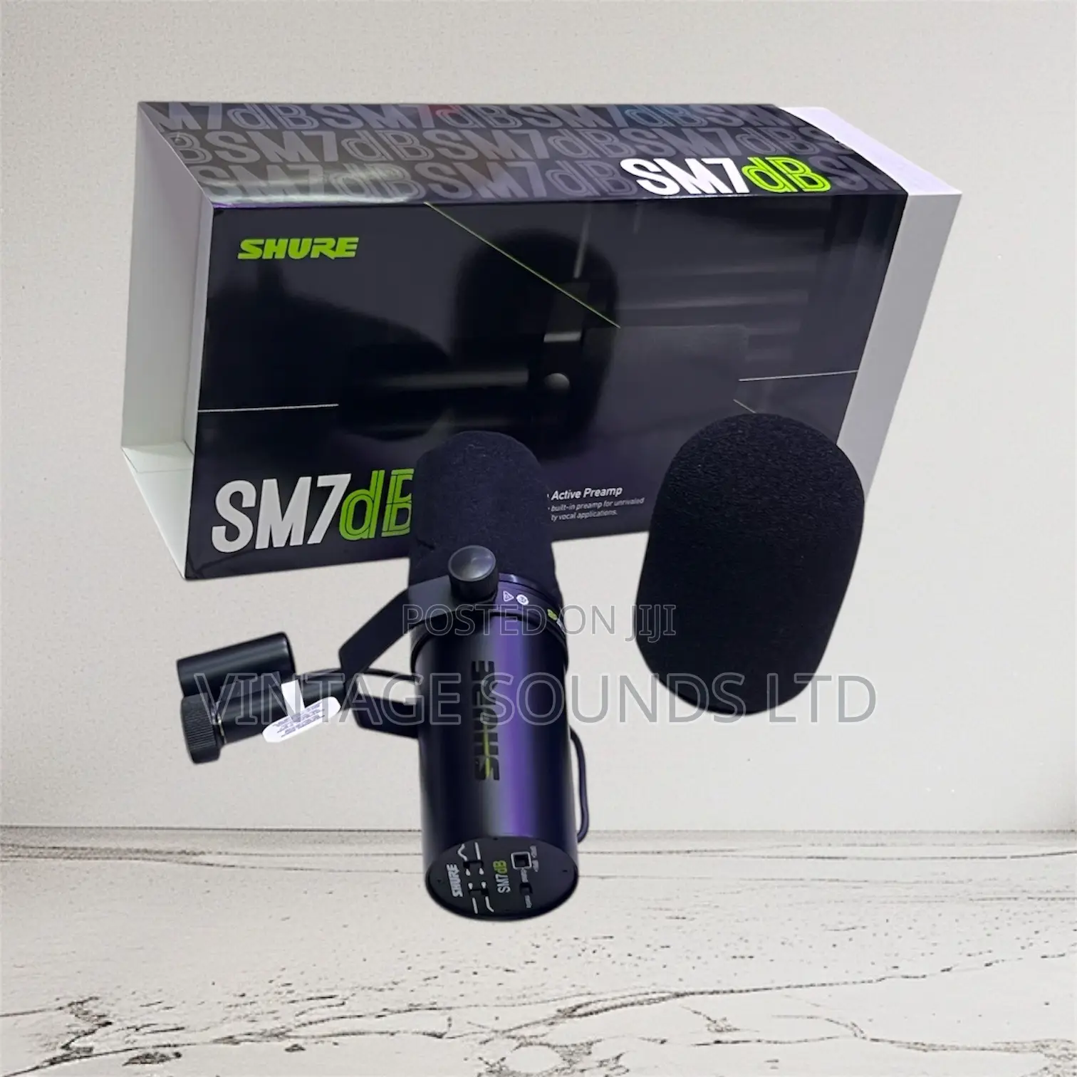 Shure Sm7db Streaming Podcasting Dynamic Microphone