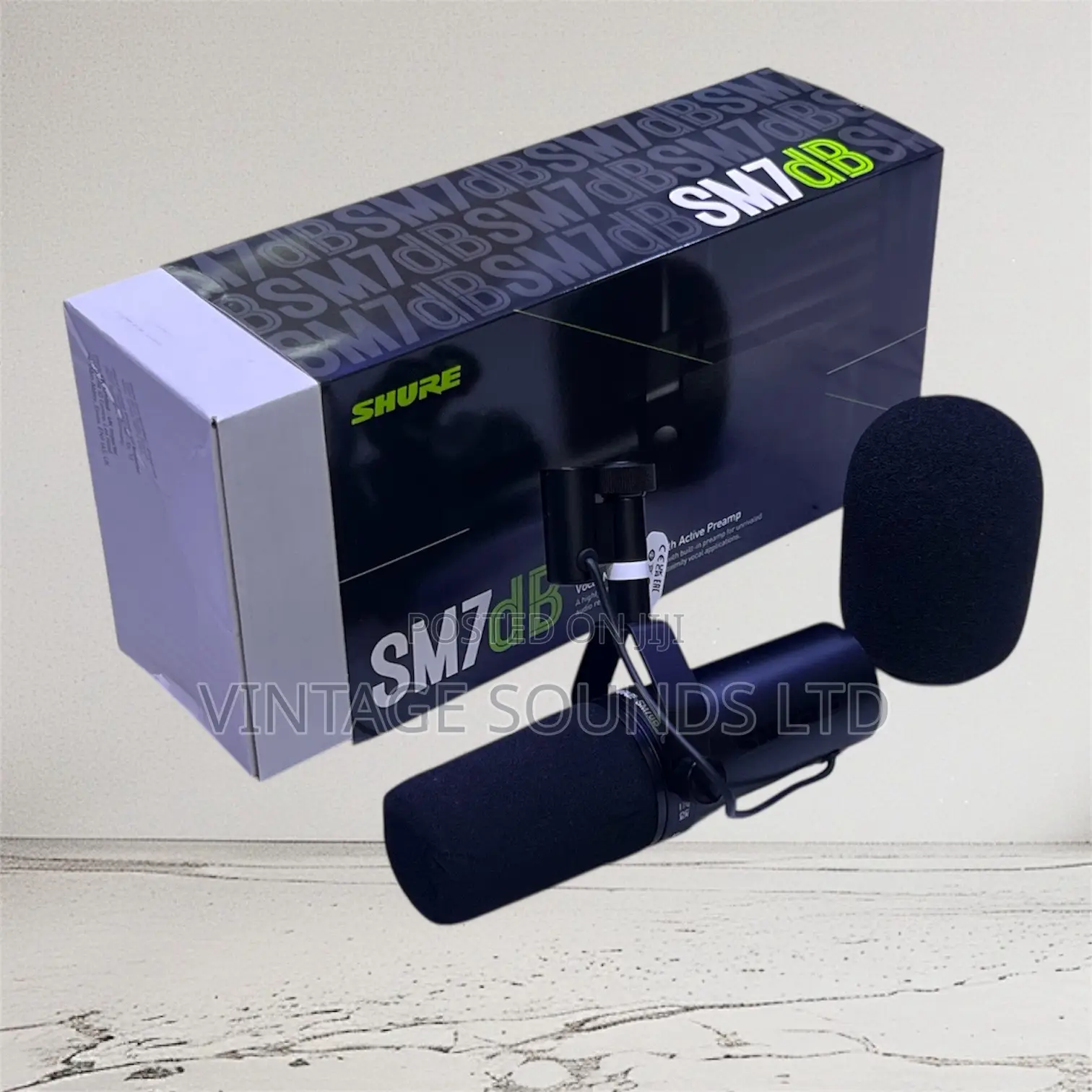 Shure Sm7db Streaming Podcasting Dynamic Microphone
