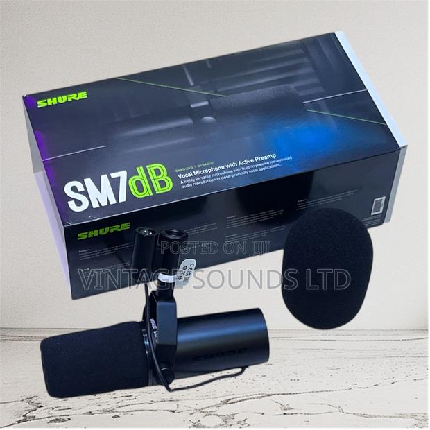 Shure Sm7db Dynamic Vocal Microphone - thumbnail 4