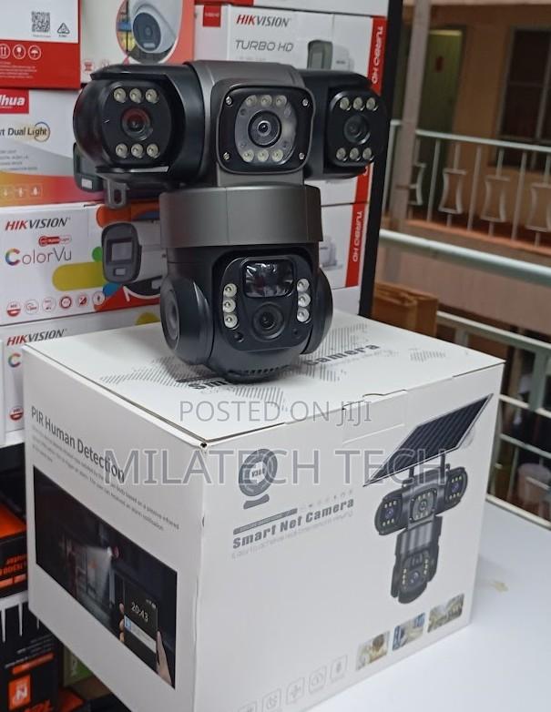 Tripple Lens Security Cam Solar Powered 4g - main view