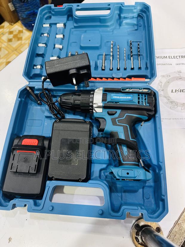 26pc Hand Drill Screw Set (With 2 Rechargeable Batteries) – Durable - main view