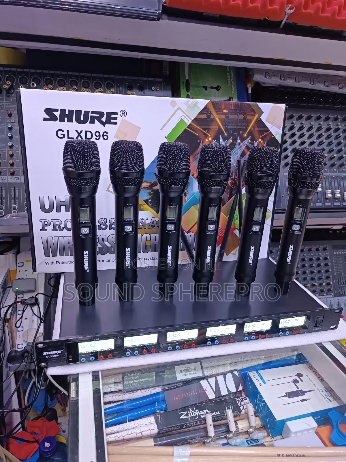 Shure Glxd96 Changeable Frequency Wireless Microphone