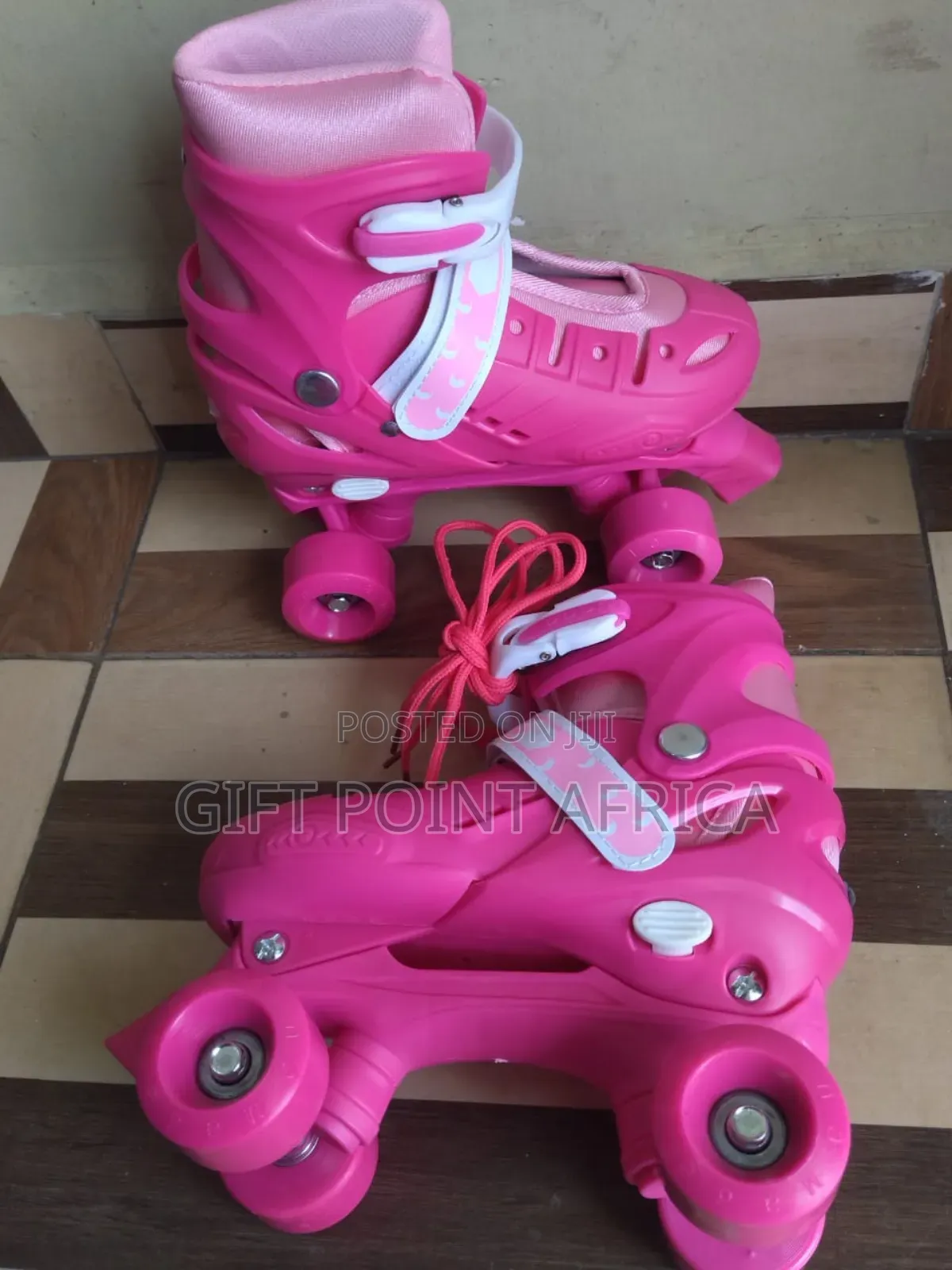 Quality Adjustable Quade Skates Available In Pink Color Way For Kids
