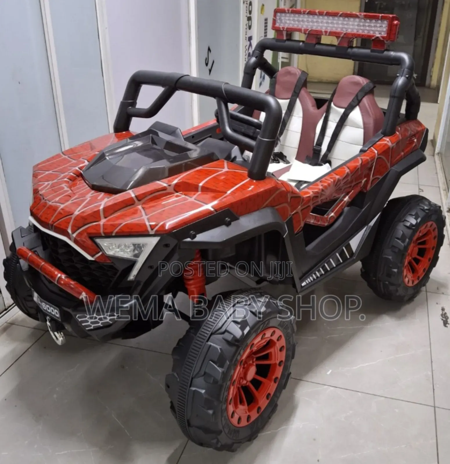 4x4 Suv Spiderman-Themed Kids' Electric Ride-on Car.