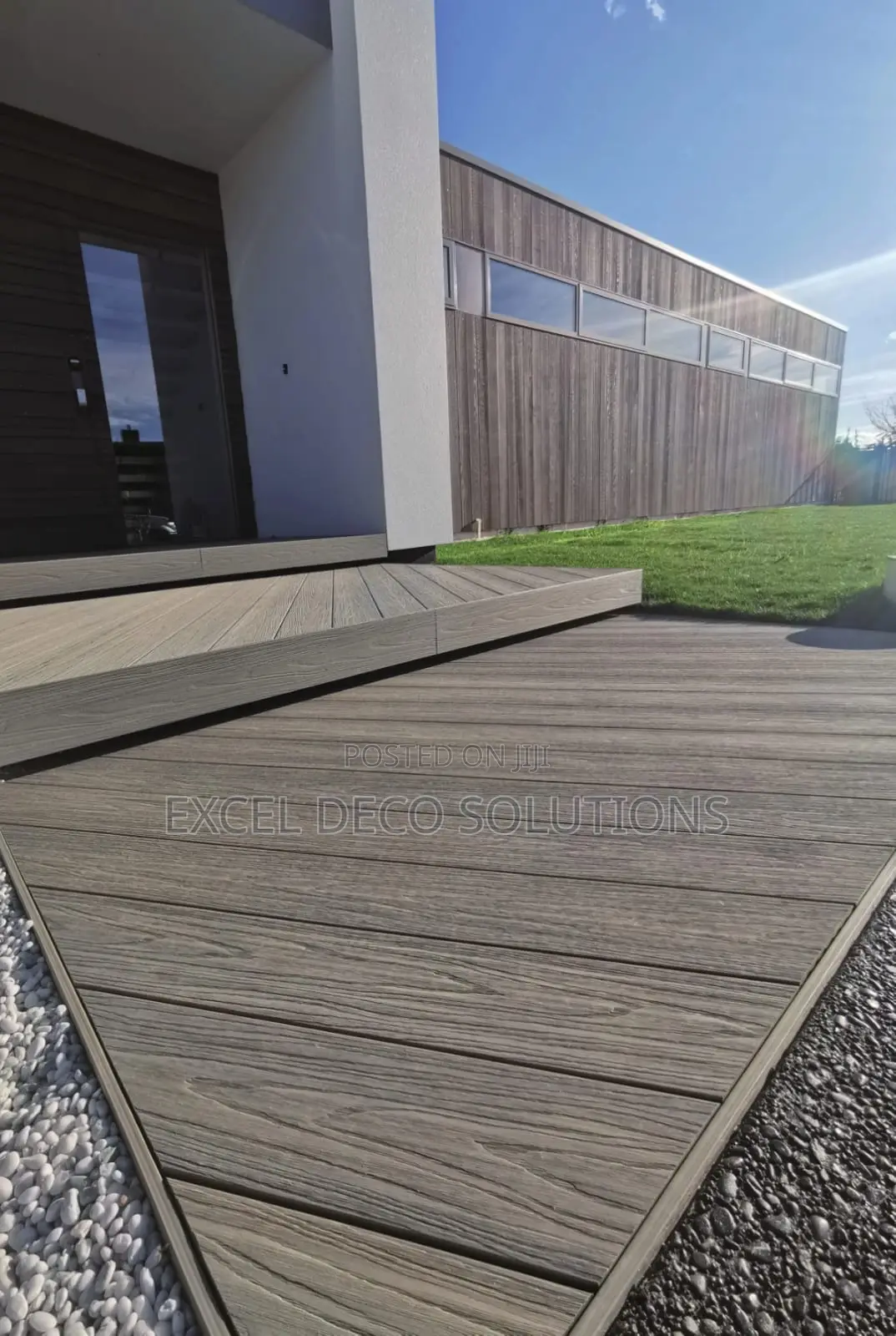 Outdoor WPC Deck Flooring for Patios Terraces