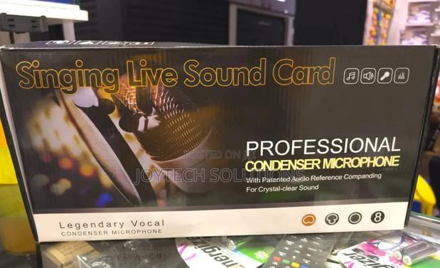 Podcast Microphone Bundle With Live Sound Card