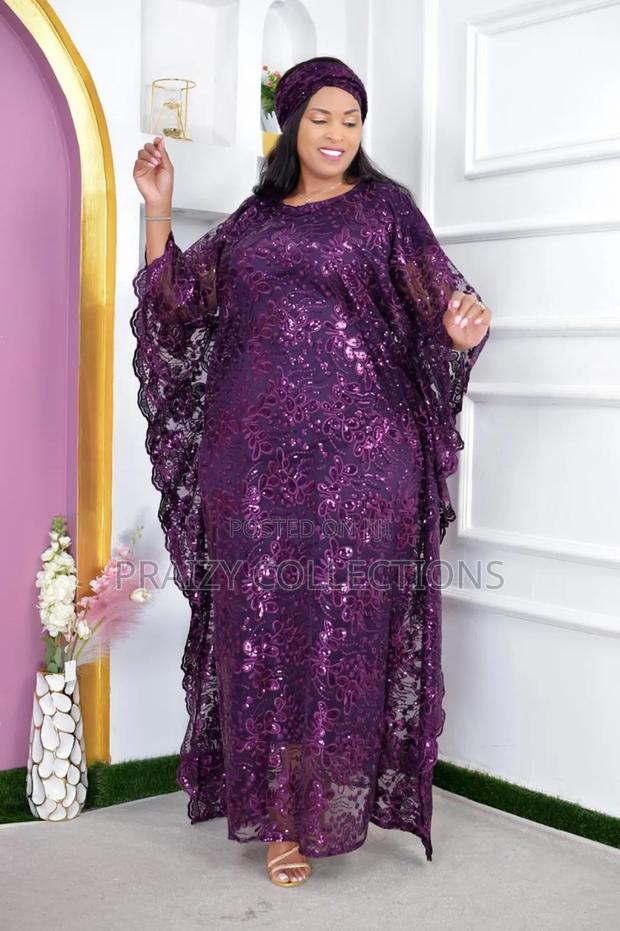 Floral Elegant Long (Maxi) Original Heavy Dera Lace Dresses - thumbnail 4