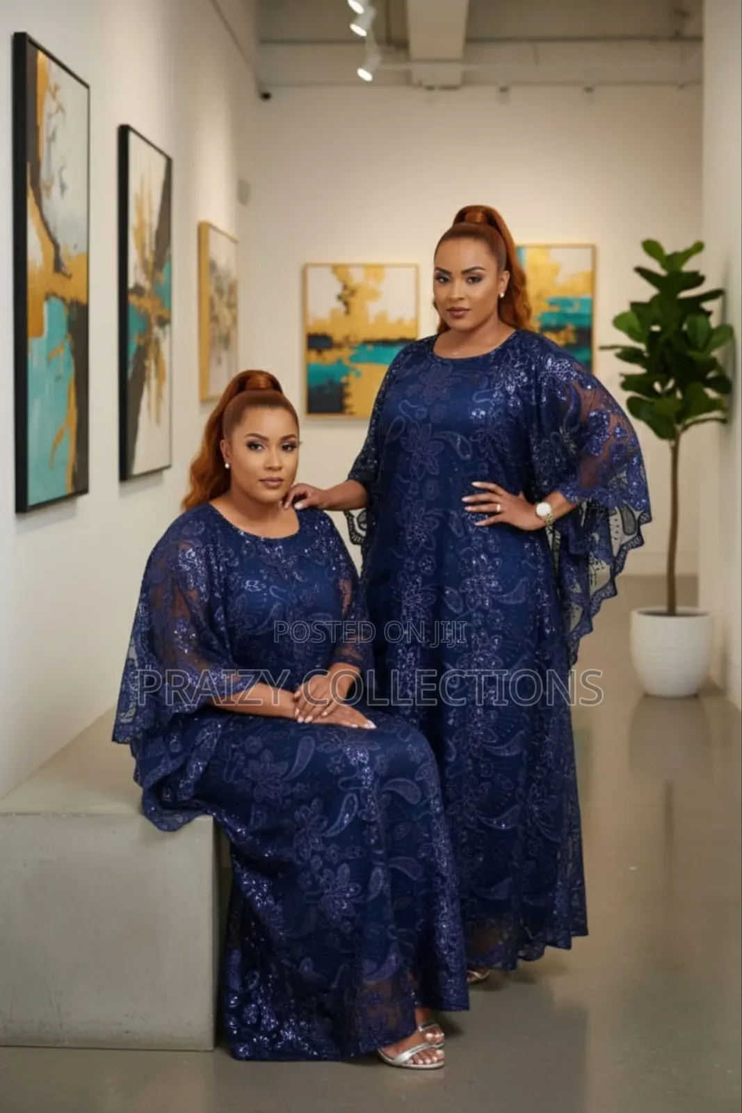 Floral Elegant Long (Maxi) Original Heavy Dera Lace Dresses