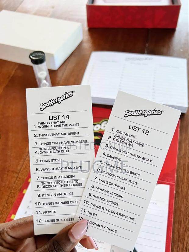 Scattergories Fun Fast-Paced Categories Game - thumbnail 2
