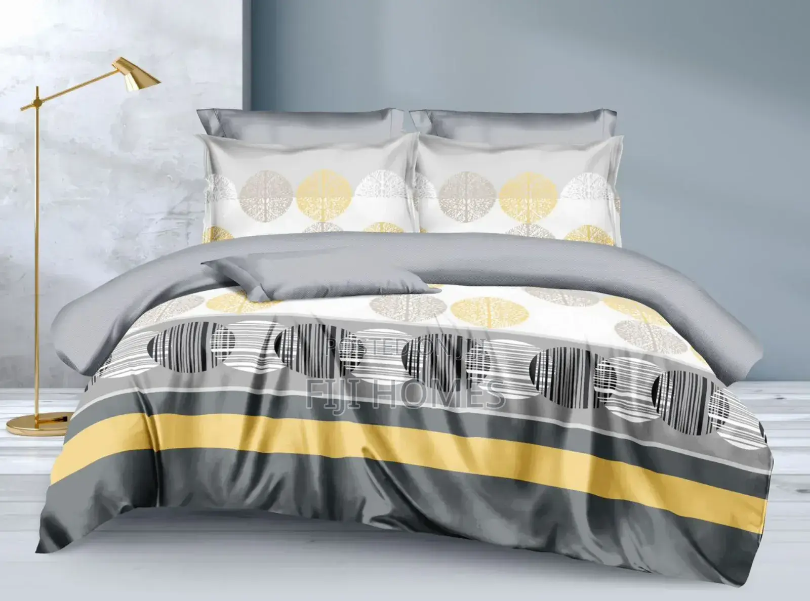 Cotton Printed Double Sided Duvet Set Fits 4×6, 5×6 6×6 / 6×7 Beds