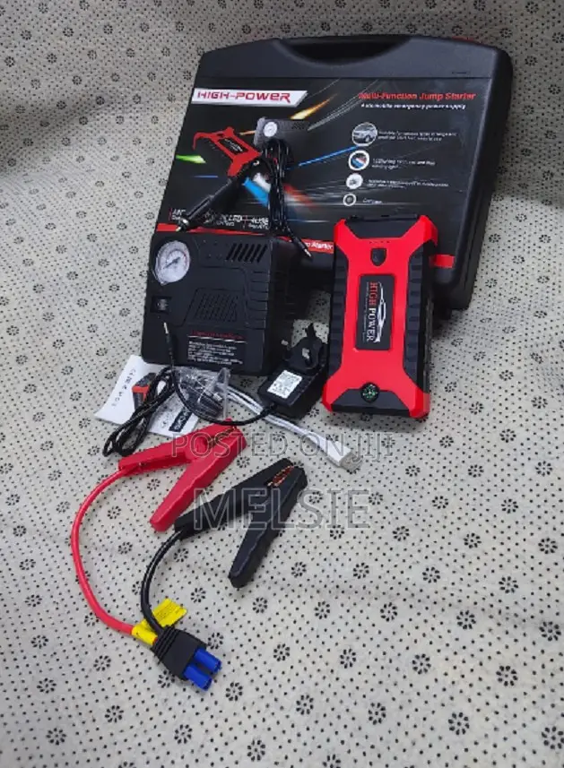 Multi-Function Car Emergency - Jump Starter Kit and Power Bank . . ,.
