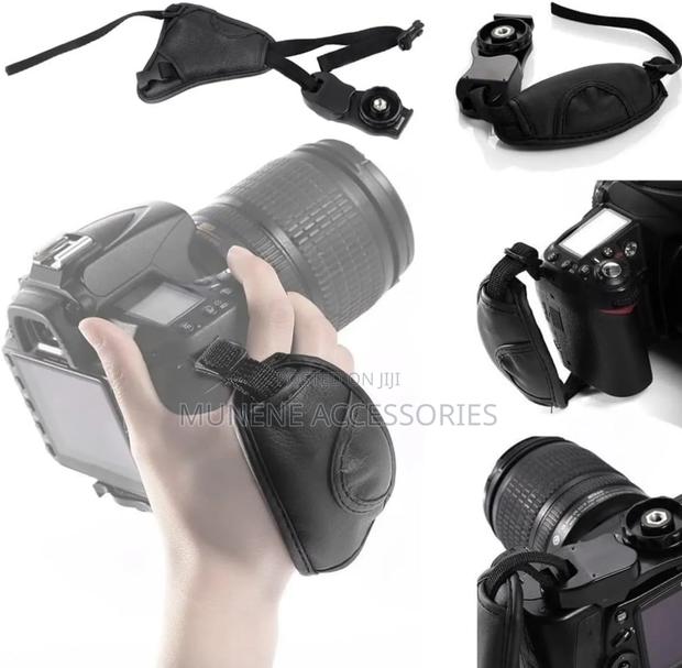 Camera Strap Pu Leather Anti-Slip Wrist Belt Hand Grip for DSLR