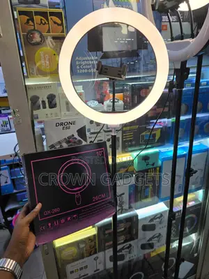 10-Inch Selfie Ring Light With Dimmable Brightness Tripod
