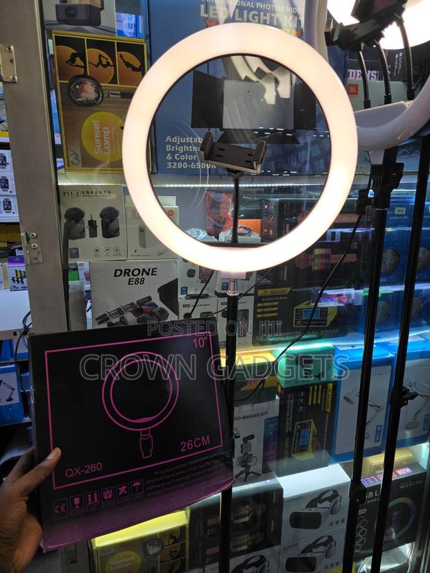 Adjustable 10" Led Ring Light for Vlogging and Live Streaming - thumbnail 2