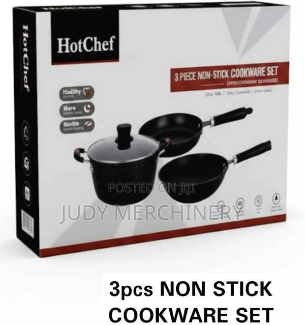 Non Stick Cook Ware Set 3pcs