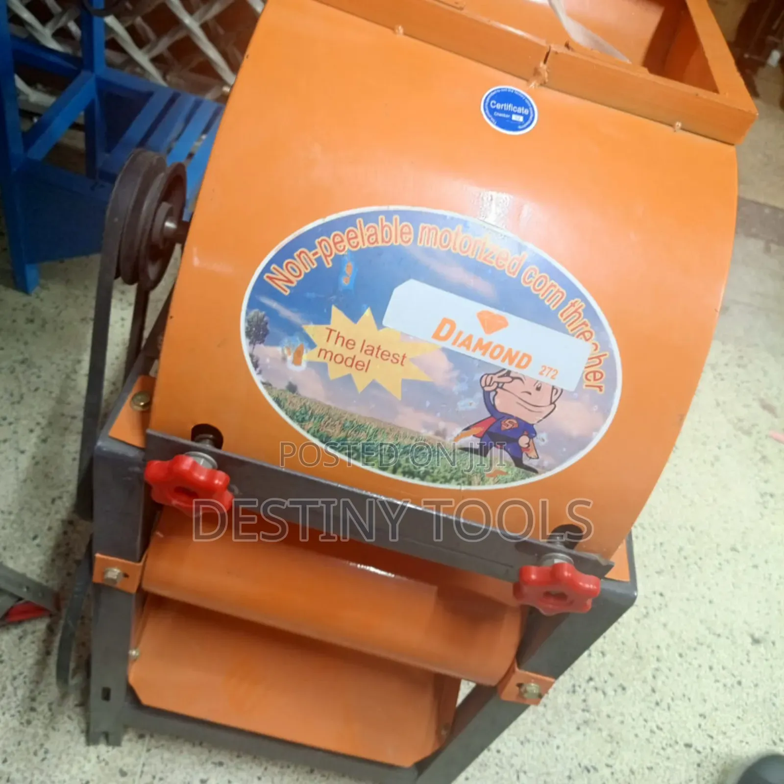 Non Peelable Motorized Corn Thresher Machine