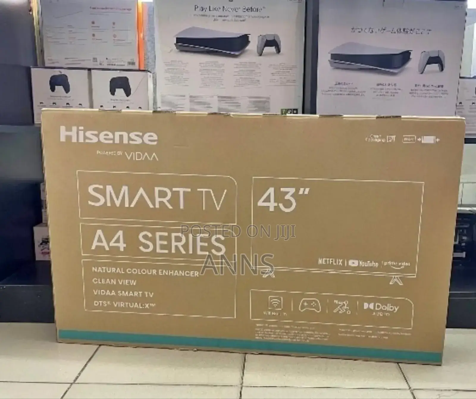 Frameless 43 Inch Smart Tv A4 Series